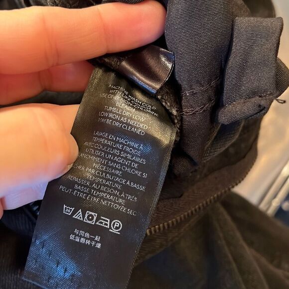 Free People We The Free Women's Black Raw High-Rise Jegging Zip Fly Skinny Jeans - Picture 10 of 12